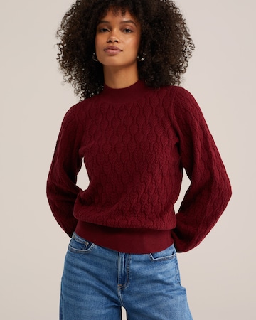 WE Fashion Kampsun, värv punane: eest vaates