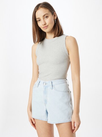 Dr. Denim - Top 'Suzu' en gris: frente