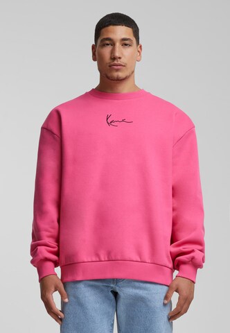 Karl Kani - Sweatshirt em rosa: frente