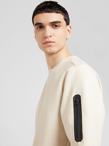 JACK & JONES Sweatshirt 'JCOFUSION' in Beige