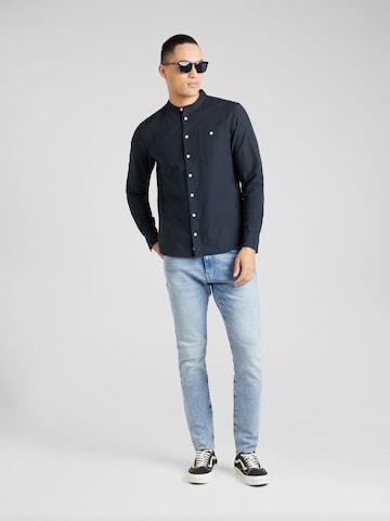 BLEND Regular fit Button Up Shirt in Black