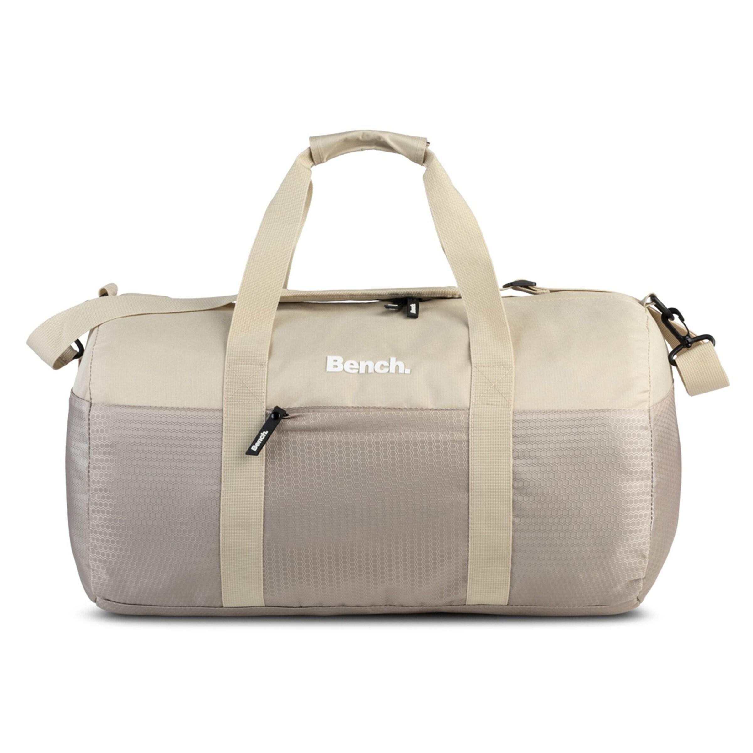 Sac week-end BENCH en beige : devant
