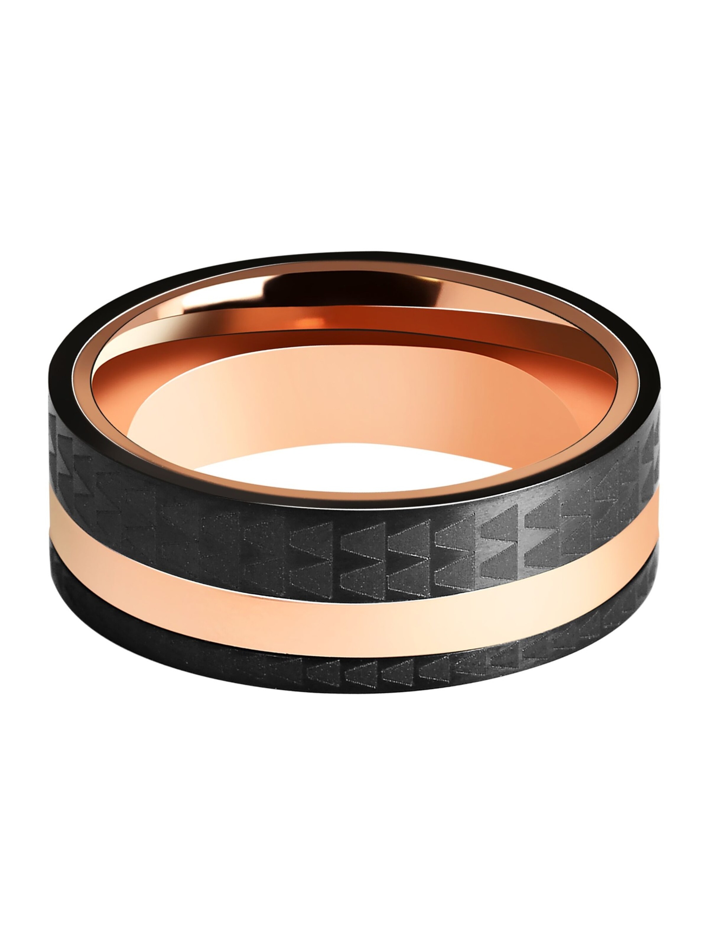 Akzent Ring 'Zdravko, hautverträglich' in Gold: front