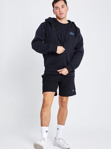 SPORTKIND Sportjas 'Unisex Zip Hoodie' in Zwart
