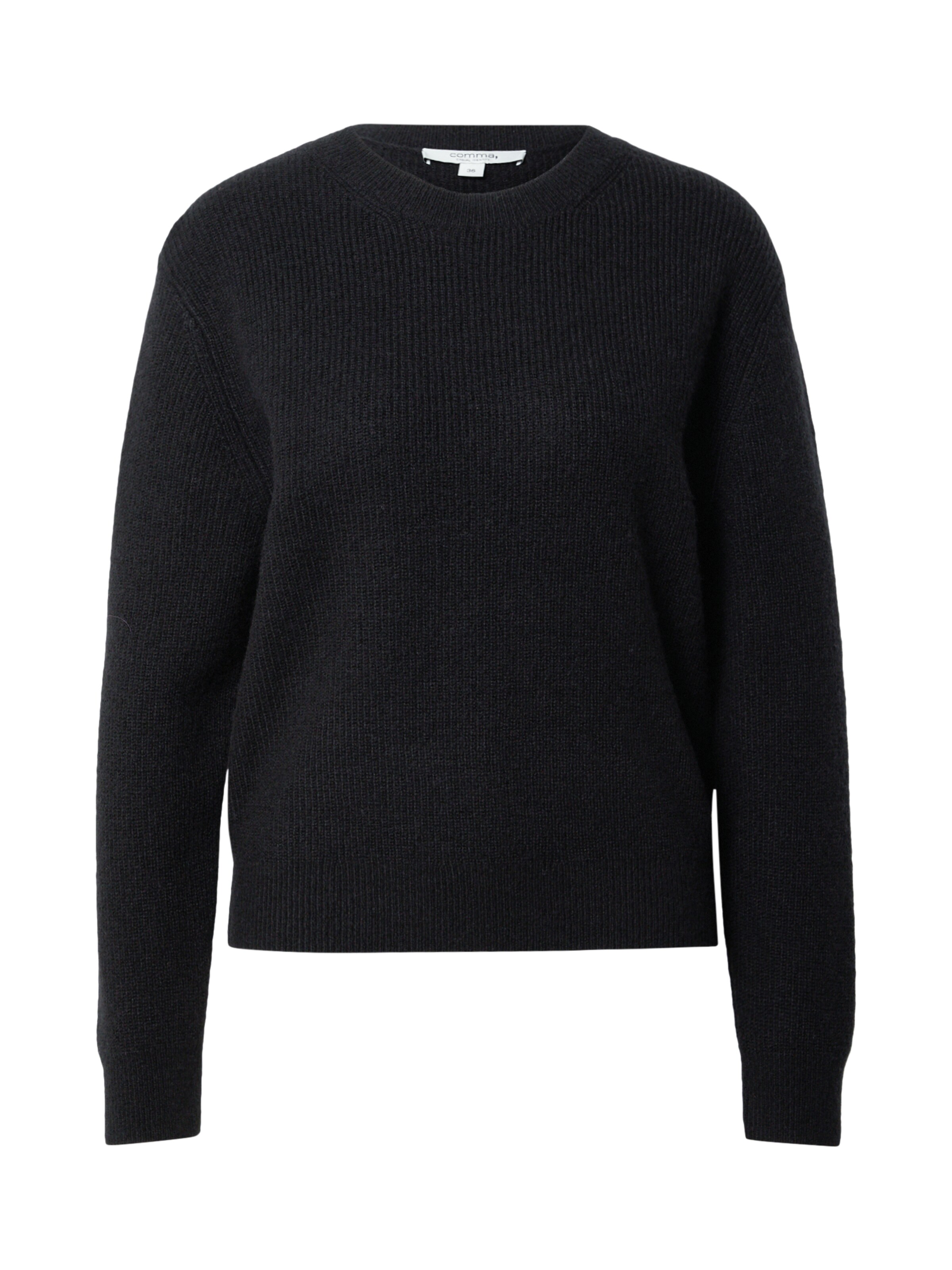 comma casual identity Pullover in Schwarz: Vorderseite