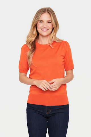 Pull-over 'Mila' SAINT TROPEZ en orange : devant