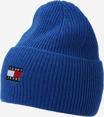 Tommy Jeans Beanie 'HERITAGE' in Blue: front