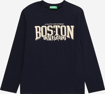 UNITED COLORS OF BENETTON Футболка в Синий: спереди
