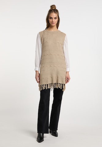 usha FESTIVAL - Vestido de punto en beige