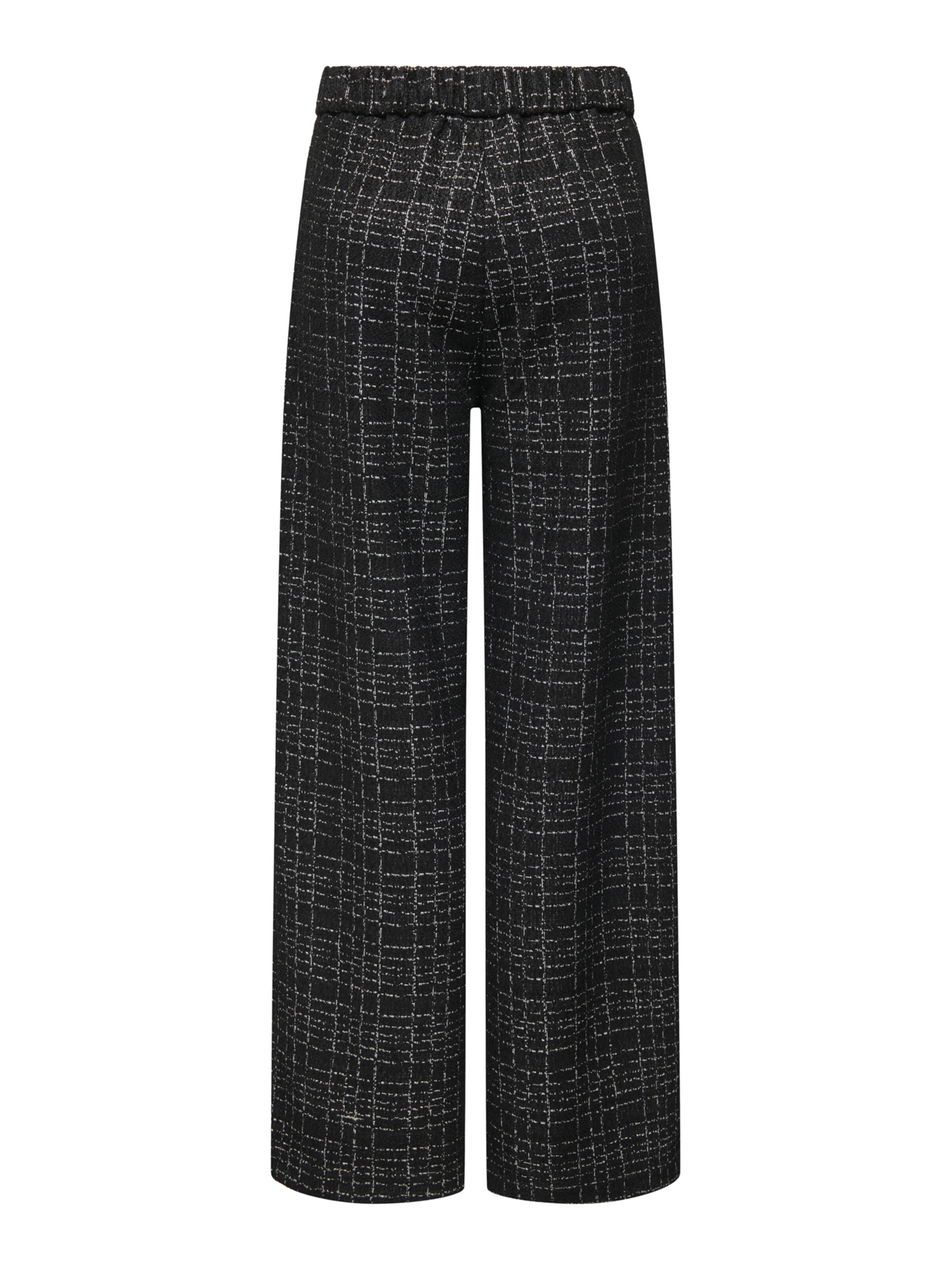 JDY Bő szár Élére vasalt nadrágok 'JDYDORIT' - fekete