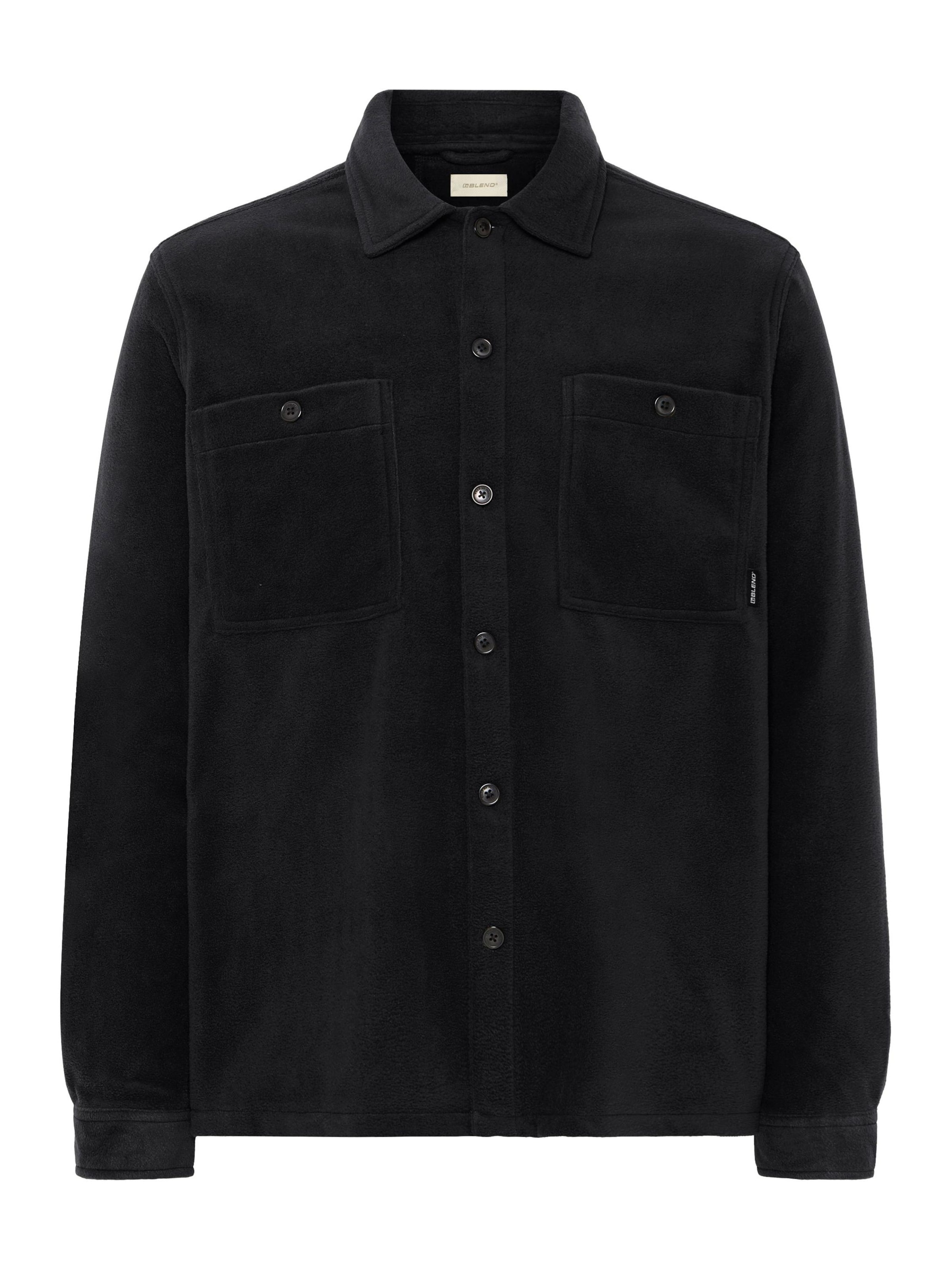 BLEND - Casaco meia-estação ' BHDIRK ' em preto: frente