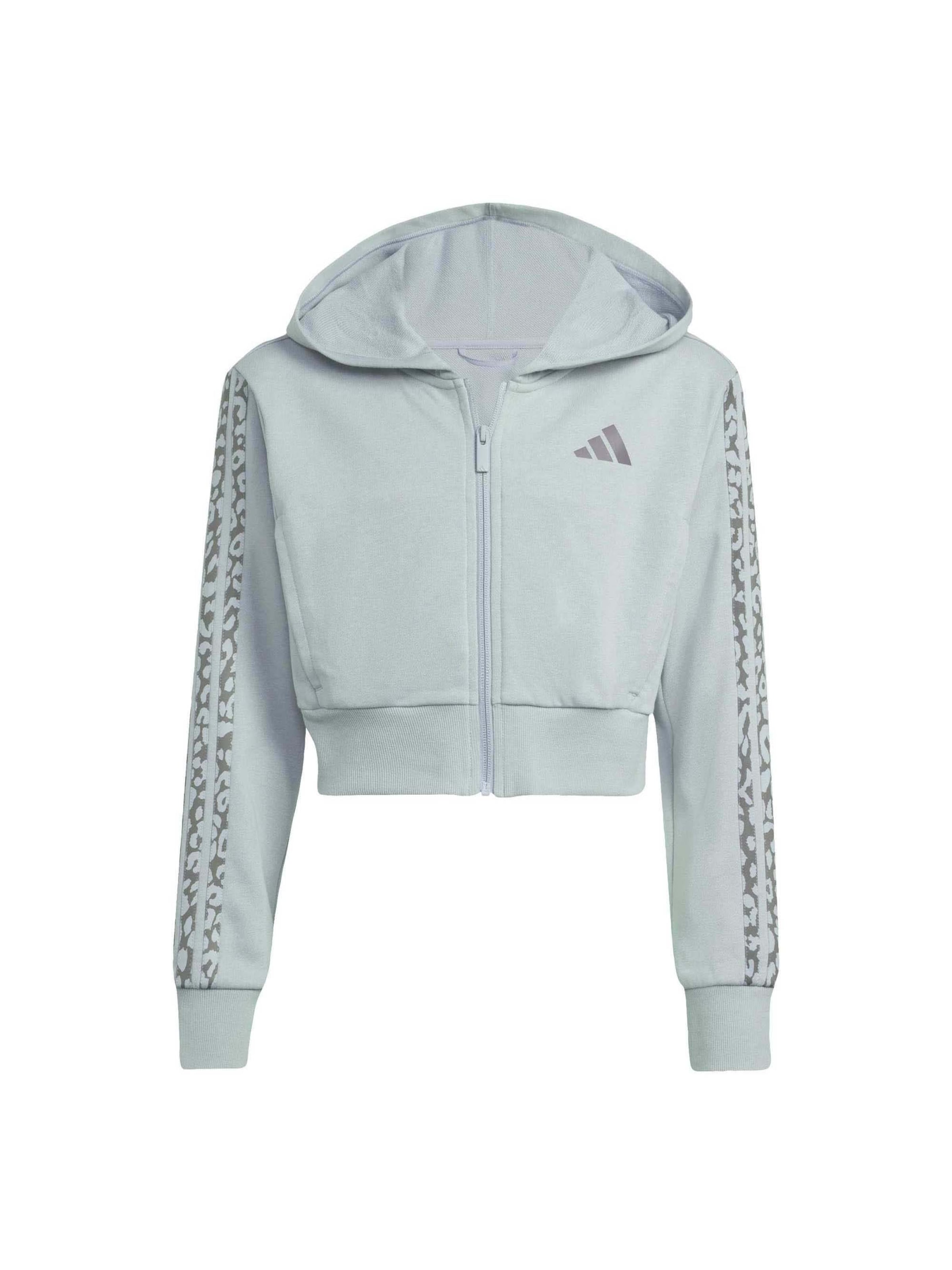 ADIDAS SPORTSWEAR Sweatjacke in Grün: Vorderseite