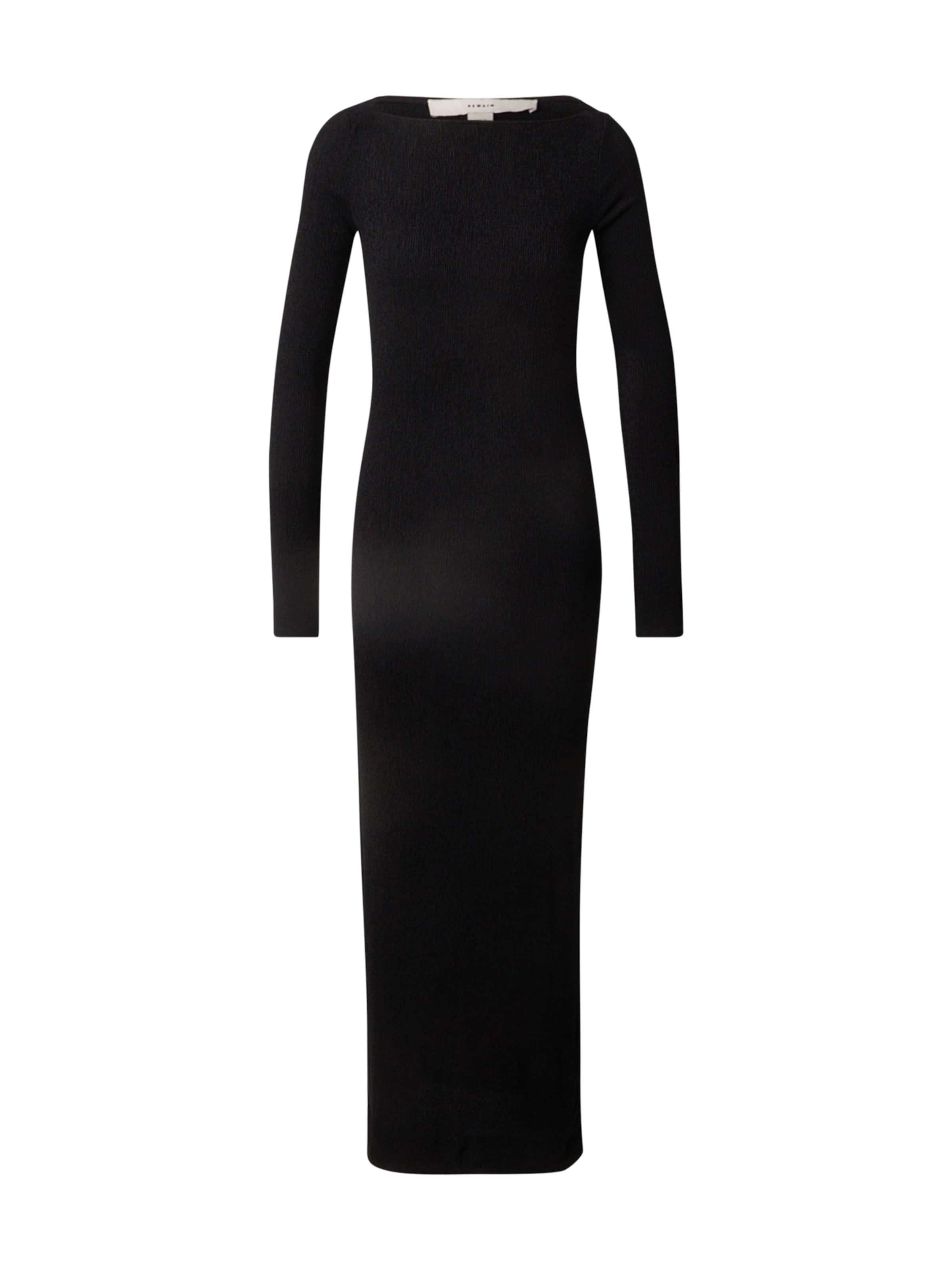 REMAIN Klänning i svart: framsida