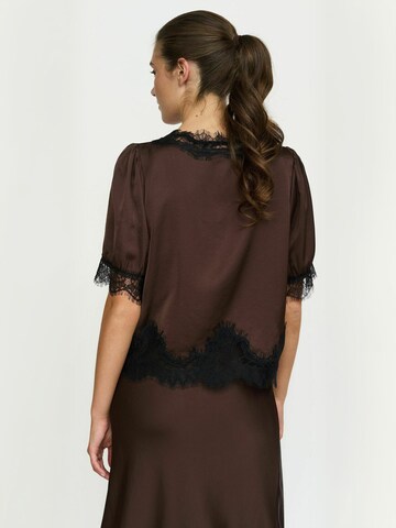T-shirt ' SRJournee ' Soft Rebels en marron : derrière