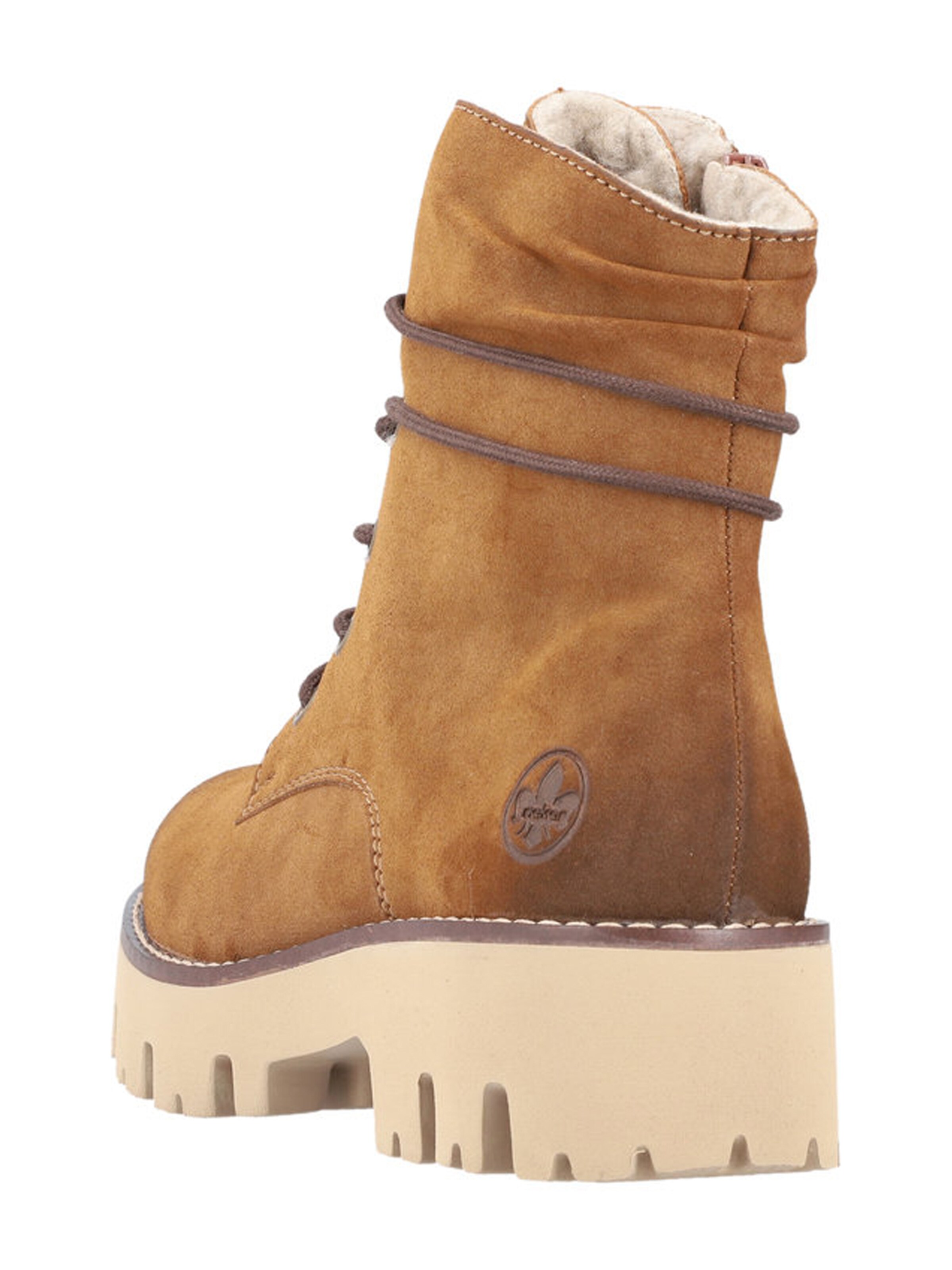 Rieker Lace-up bootie in Brown