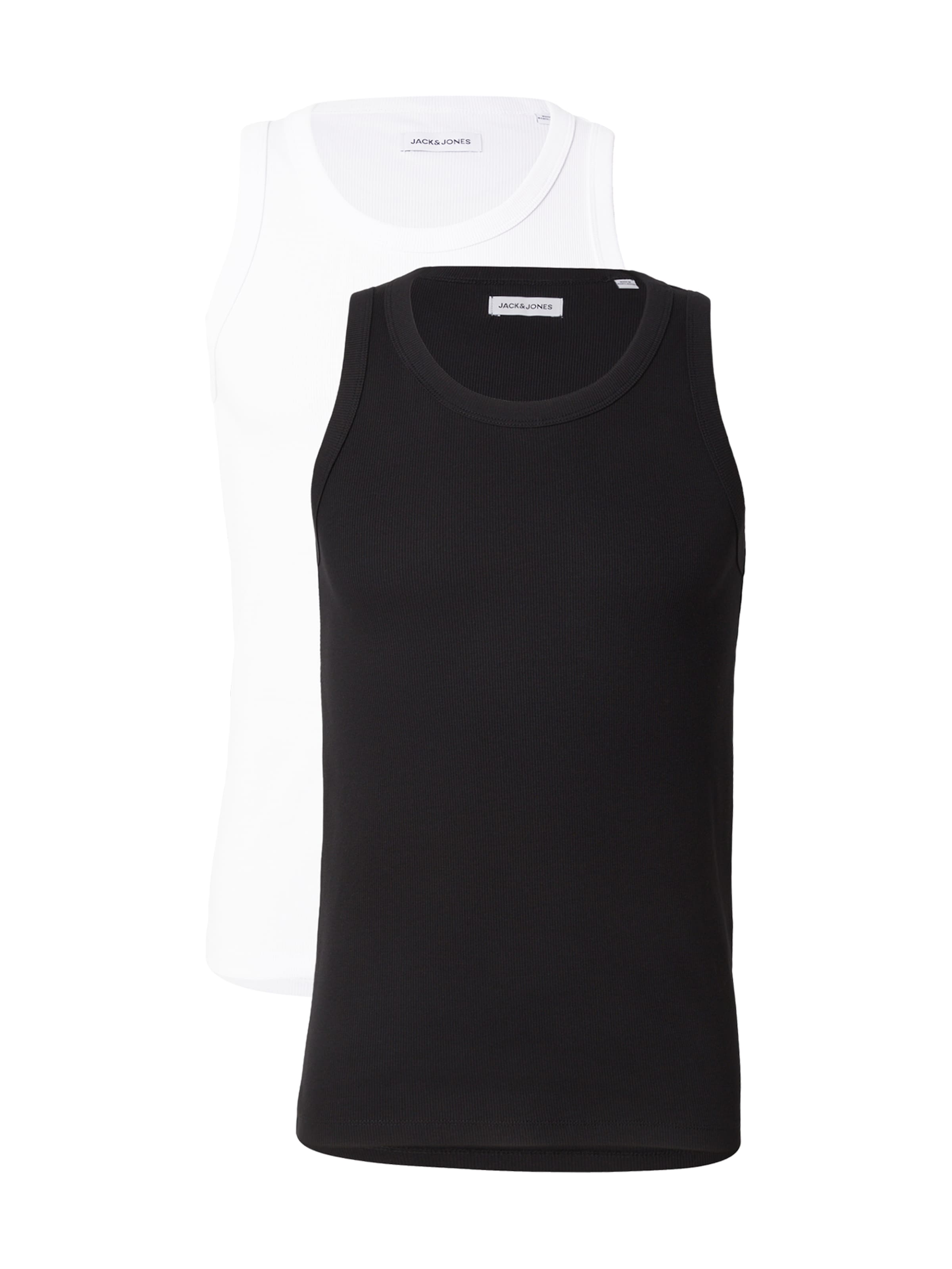 JACK & JONES Тениска в черно: отпред