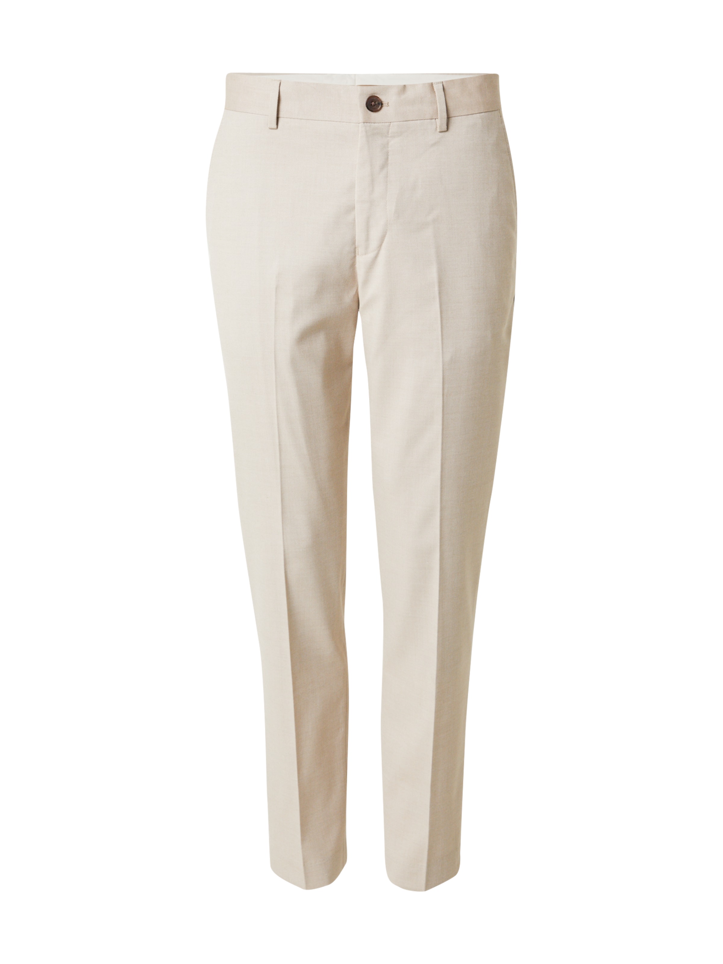 SELECTED Slim fit Chino Pants 'SLHCEDRIC' in Beige: front