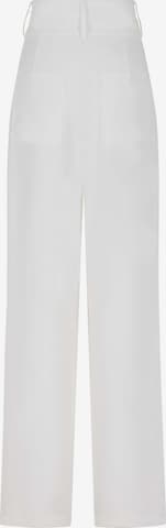 NOCTURNE Wide leg Trousers in White