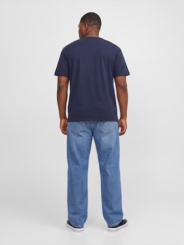 T-Shirt 'JJJam' Jack & Jones Plus en bleu