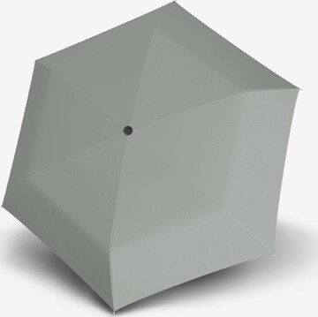 Doppler Taschenschirm 'Fiber Havanna' 22 cm in Grau: predná strana