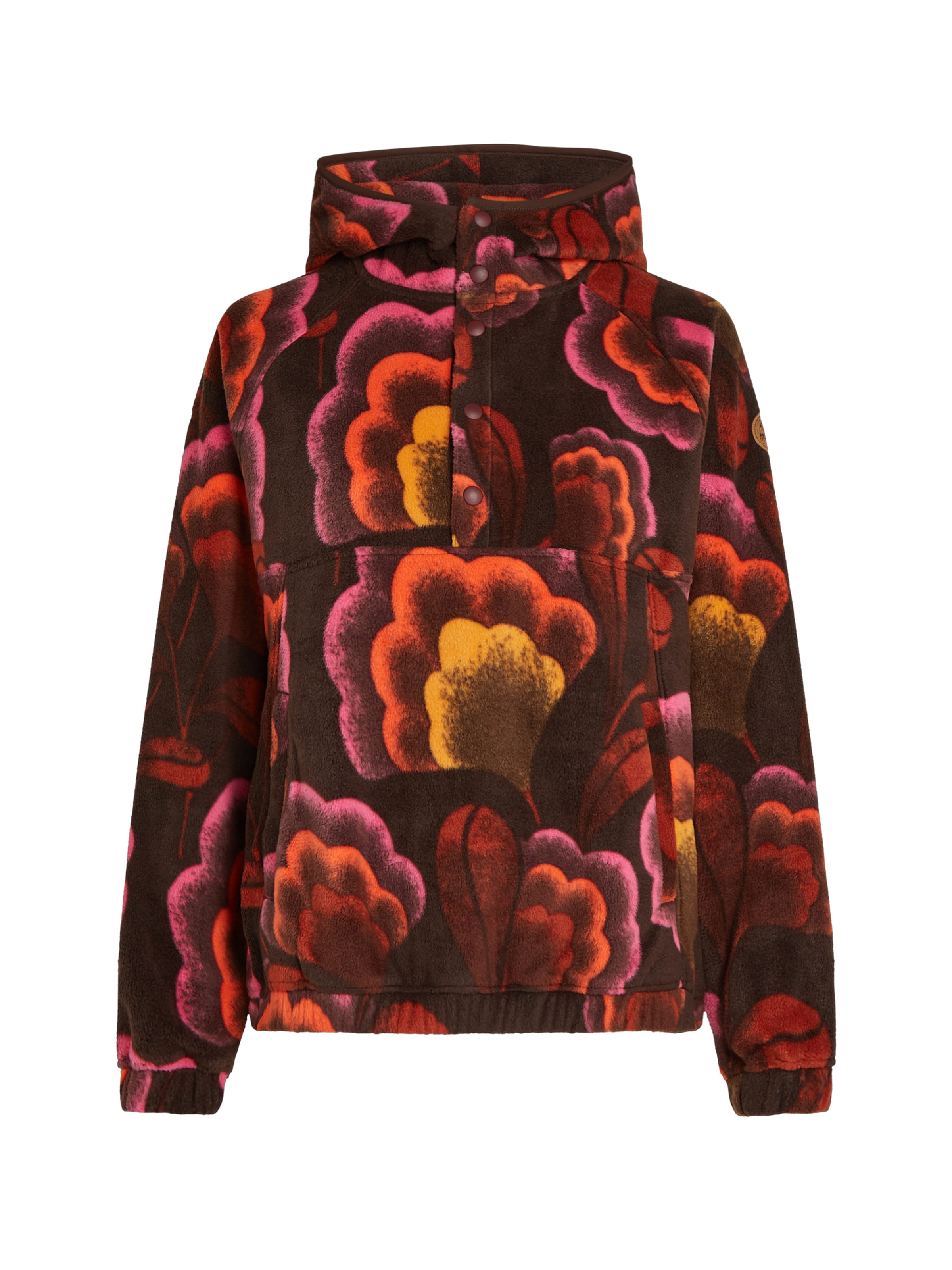 O'NEILL Sweatshirt in braun / gelb / hummer / pink, Produktansicht