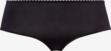 Hanro Boyshorts ' Satin Deluxe ' in Black: front