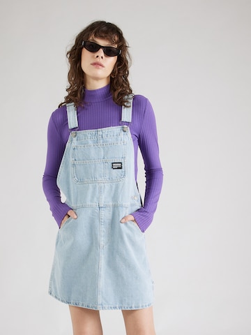 Dr. Denim Overall Skirt 'Connie' in Blue: front