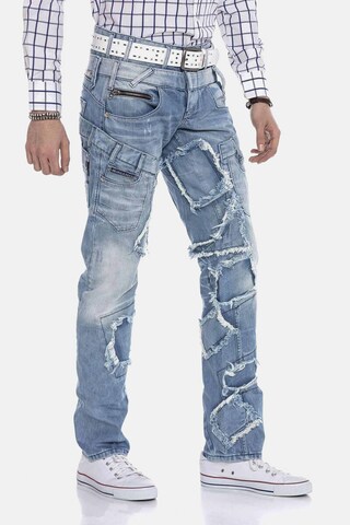 CIPO & BAXX Slimfit Jeans 'DENIM' in Blau