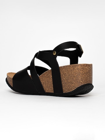 Bayton Sandal 'Malaga' in Black