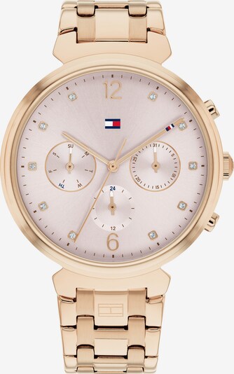 Ceas analogic TOMMY HILFIGER pe albastru închis / auriu - roz / sângeriu / alb, Vizualizare produs