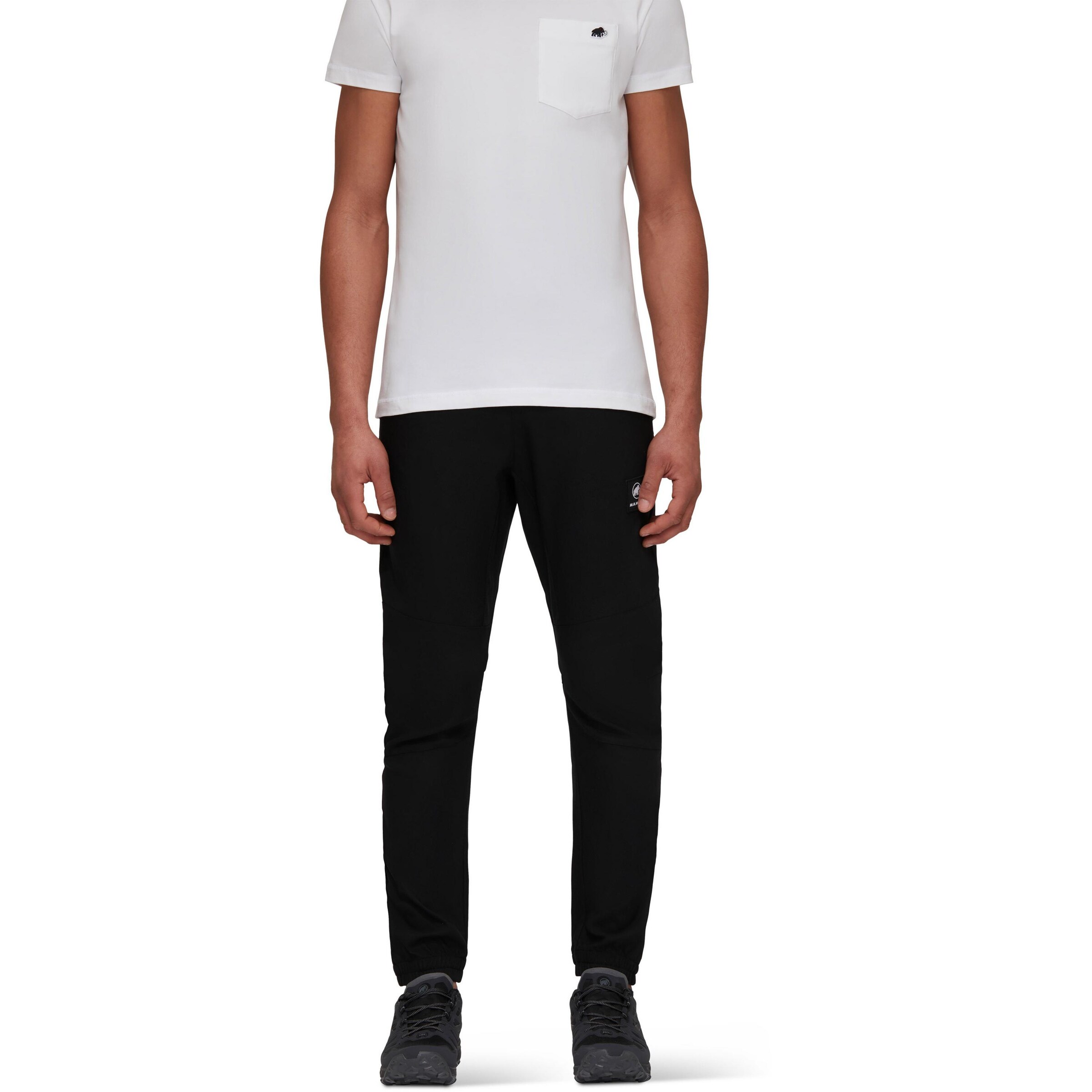 MAMMUT Tapered Outdoor Pants 'Massone' in Black