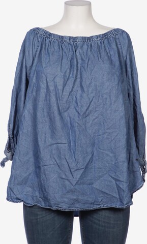 TRIANGLE Blouse & Tunic in 6XL in Blue: front