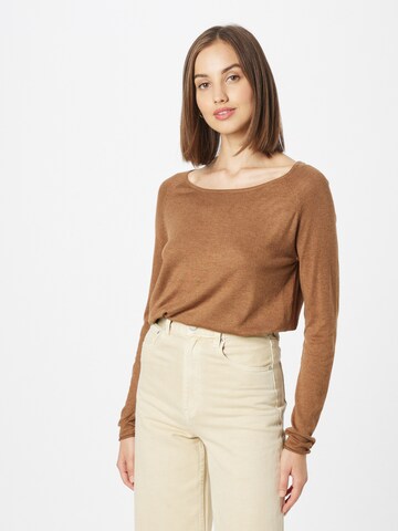 ONLY Sweater 'Mila' in Brown: front