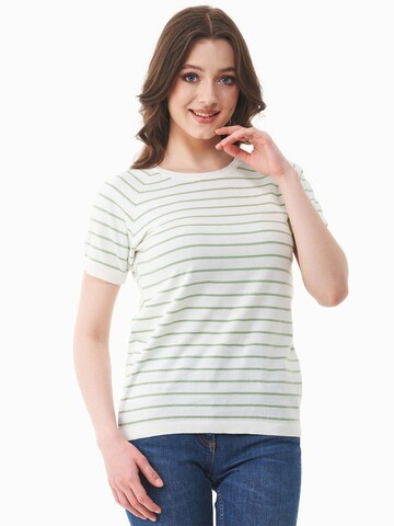 Organication Pullover in Weiß: Vorderseite