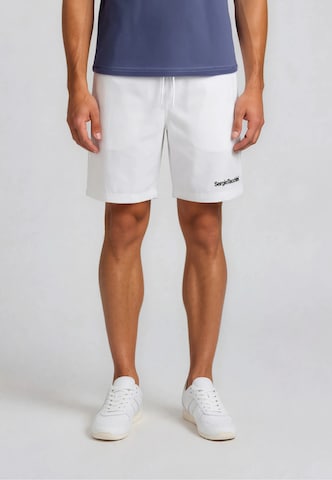 regular Pantaloni sportivi 'Riflesso' di Sergio Tacchini in bianco: frontale