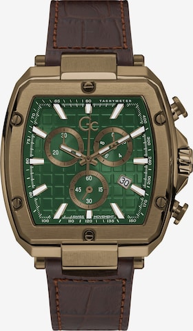 Gc Uhr 'Spirit Tonneau' in Braun: Vorderseite