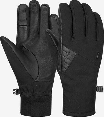 REUSCH Athletic Gloves 'Diana' in Black: front