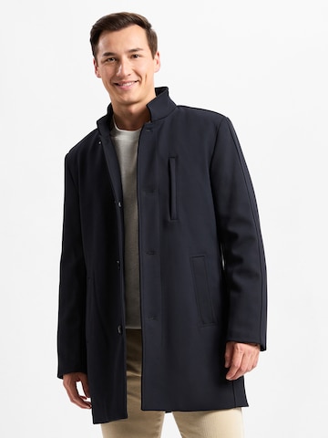 Finshley & Harding Between-Seasons Coat 'Denver' in Blue