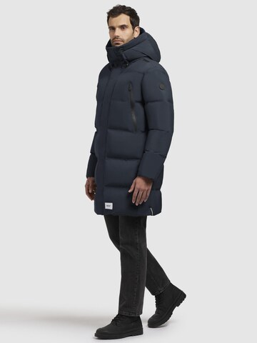 khujo Winter Jacket 'Morse2' in Blue