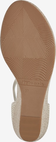 TAMARIS Sandalen met riem in Beige