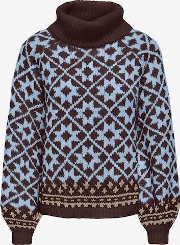 ONLY Sweter 'ONLCARO' w kolorze brązowy: przód