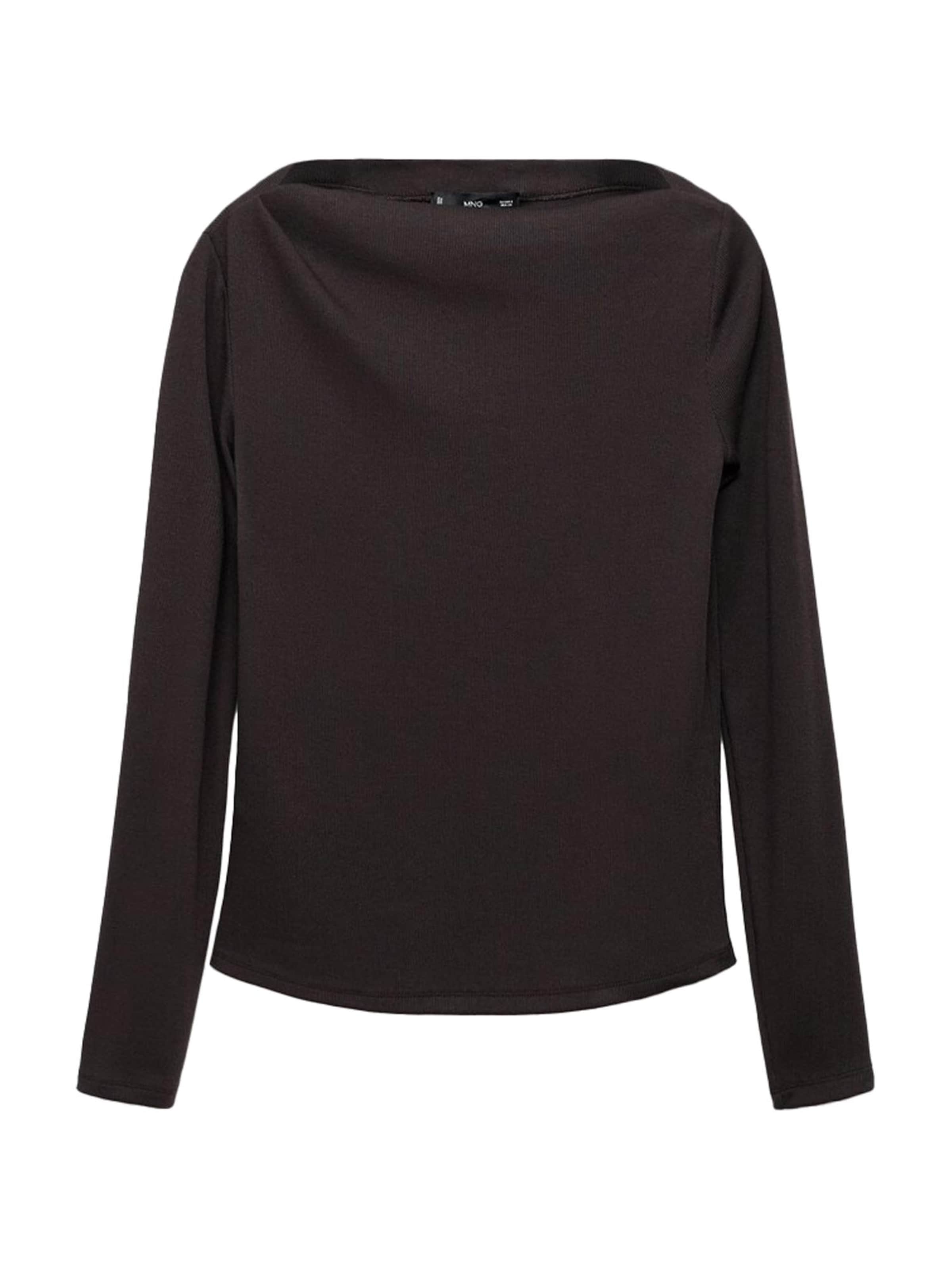 Maglietta 'LILOBAR' di MANGO in marrone: frontale