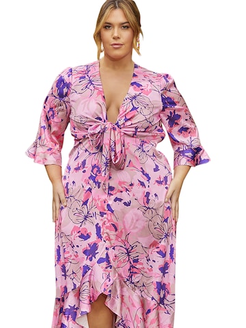 Chi Chi Curve Kleid in Pink