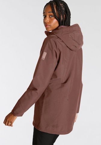 JACK WOLFSKIN Outdoor Jacket in Brown