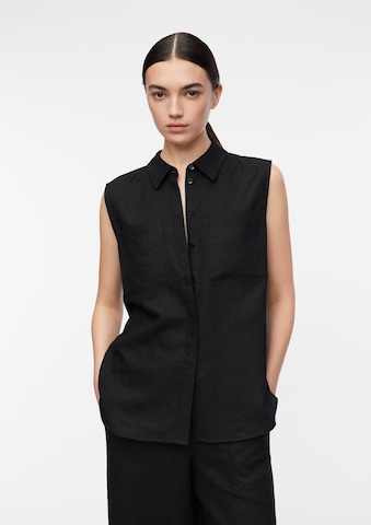COMMA Bluse in Schwarz: Vorderseite