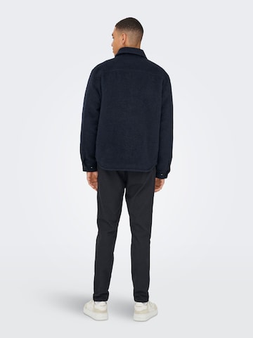 Veste mi-saison 'ONSGIO' Only & Sons en bleu