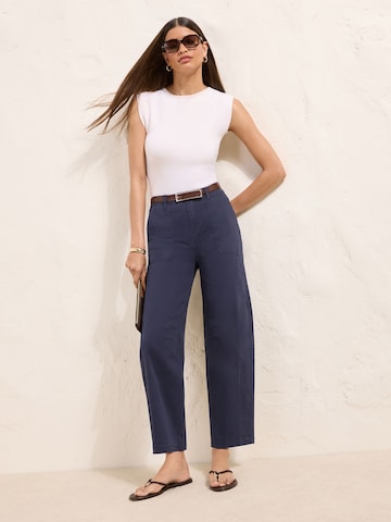 Friends Like These Barrel Trousers in Blue