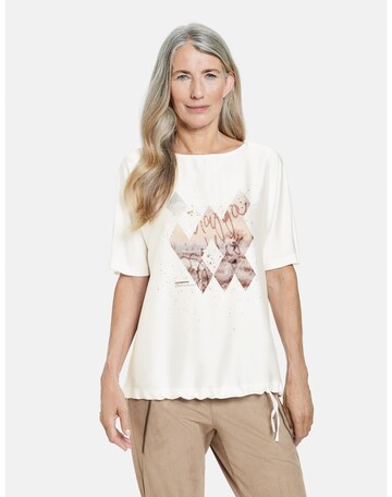 GERRY WEBER Shirt in Wit: voorkant