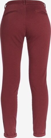 Le Temps Des Cerises Regular Chino Pants in Red