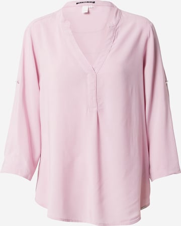 QS Blouse in Pink: front